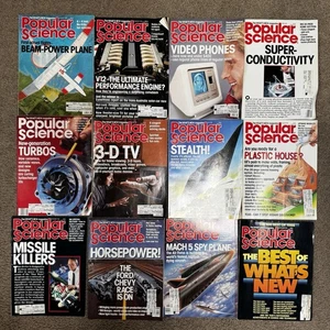 1988 Popular Science Magazine Lot Complete Year Set Jan-Dec All 12 Issues - Picture 1 of 1