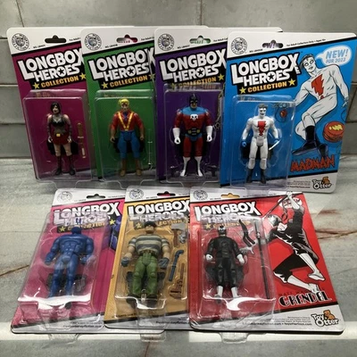 Longbox Heroes Fresh Monkey Fiction onda 1 Goon Grendel Tick Madman Airboy  Foto 1 de 4