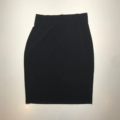 Falda lápiz BISOU BISOU para mujer 12 control de barriga negra elástica cremallera abertura lateral Foto 1 de 4