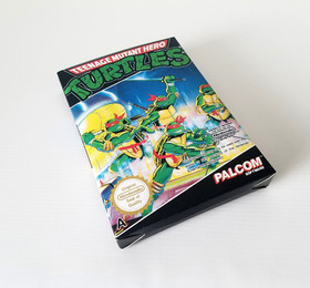 Teenage Mutant Hero Turtles PAL Nintendo NES solo scatola di ricambio vuota fatta a mano