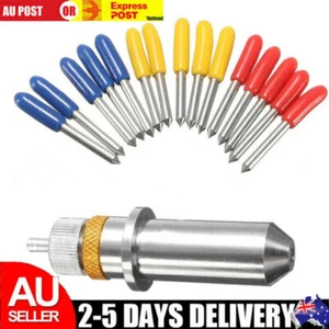 15x 30 45 60 Degree Roland GCC Cutting Plotter Vinyl Cutter Blade With Holder AU - Picture 1 of 8