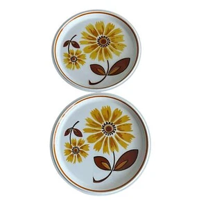 Mikasa Light 'N Lively Starfire 70s Vintage 10.5" Dinner Plates Japan D5252 - Picture 1 of 5