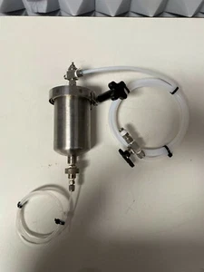Stainless Steel Filter Housing 5" L x 3" Sanitary Fitting w/ Swagelok Valves - Picture 1 of 12