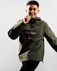 Napapijri Rainforest Kids Junior Jacket Unisex Olive Size 14 Years / 162cm - Picture 1 of 9