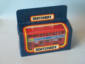 Matchbox Leyland Titan Bus Markfield Code 1 Factory Model Boxed 75mm c - Picture 1 of 2