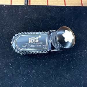 Vintage Mont Blanc Black Ink Container W Germany - Picture 1 of 2
