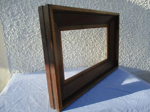 ANCIEN CADRE A CLE ENCADREMENT RUSTIQUE EN BOIS MASSIF CADRE LOURD 8 Kg 300 - Bild 1 von 18