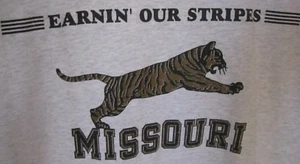 T-Shirt~University of Missouri~Earnin' Our Stripes~Missouri~Größe XL - Bild 1 von 5