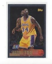 1996-97 Topps NBA at 50 #220 Shaquille O'Neal Lakers