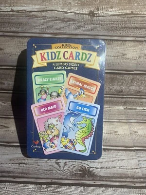 New Sealed Cardinal Kids Collection Kidz Cardz 4 Jumbo Sized Card Games ages 4+ - Image 1 of 3