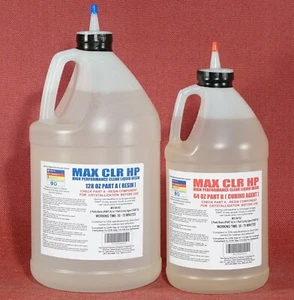 EPOXY RESIN HIGH PERFORMANCE CRYSTAL CLEAR IMPREGNATING FOR CARBON & FIBERGLASS - Picture 1 of 12