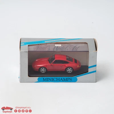 MINICHAMPS Porsche 911 993 Coupè 1993 Red 1:43 MIB PAUL'S MODEL ART  - Immagine 1 di 2
