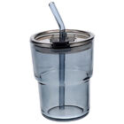 Iced Coffe Cups Glass Coffee Travel Mug Drinking Glasses Mugs with Lids Seal