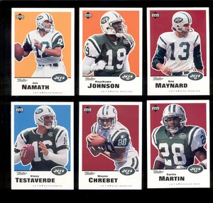 Juego retro New York Jets 1999 Curtis Martin Joe Namath Don Maynard Vin Testaverde - Imagen 1 de 1