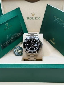 Rolex Sea-Dweller 2023 Black Ceramic Bezel Black Dial Red Letter 43mm 126600 - Picture 1 of 8