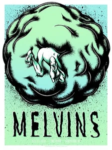 MELVINS Vancouver 2018 silkscreened poster by Daryll Peirce - Picture 1 of 1