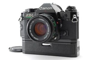 【MINT w/ Winder A】 Canon AE-1 Program Film Camera NFD 50mm F1.4 Lens From JAPAN
