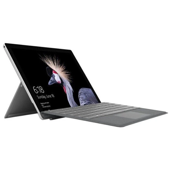 Microsoft Surface Pro 12.3" (128GB SSD, Intel Core i5-7300U, 4GB RAM, WIndows 10 Pro) Tablet mit Type Cover - Schwarz