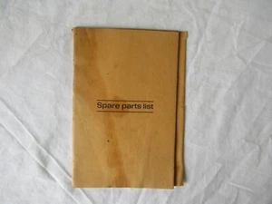 1977 HATZ diesel engine ES 71 75 79 780 785 E 71 75 parts catalog book manual - Picture 1 of 13