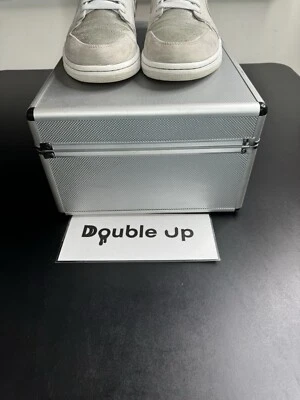 Nike Air Jordan 1 Alto Plata 25 Aniversario Talla 10 Con Estuche Gris Blanco Foto 1 de 4