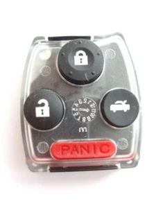 Custodia RFC per Honda Accord Civic HRV 2 3 + 1 pulsante antipanico portachiavi remoto - Foto 1 di 2