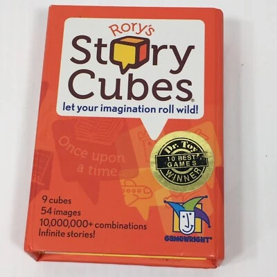 Original Rory's Story Cubes Gamewright 9 Dice Creative Story Telling Game - Image 1 of 4