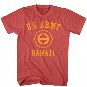 US Army Hawaii Base Men's T Shirt United States of America Military Soldier Top - Picture 1 of 4