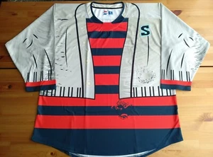 Large (54 adi.) Nirvana Tribute 90s Seattle Kraken Winter Classic Jersey - Picture 1 of 13