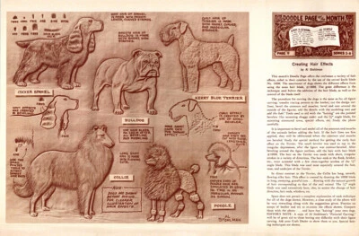 Leather Craft Doodle Page,           Creating Hair Effects - Image 1 of 2