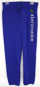 Abercrombie Fitch Kids Pants Girls Blue lounge pants Size XL Sweatpants Classic - Picture 1 of 4