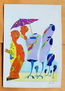 09606 Acquerello - Atmosfere del Corno d'Africa - Donne - Picture 1 of 3