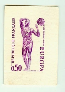 France Die Proof 1974 Sc#1399 Age Of Bronze By Auguste Rodin. Body. Europa. - Picture 1 of 2