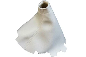 Fits 08-16 Subaru Impreza WRX STI Leather Vinyl Manual Shift Boot White - Bild 1 von 5