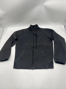Nike Vintage logo Nike fleece black zip jacket Size Medium 544143-032 - Picture 1 of 13