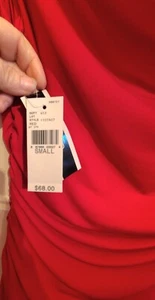 A.Byer formelles rotes Kleid passt nie getragen mit Etikett, Damengröße Small - Bild 1 von 15