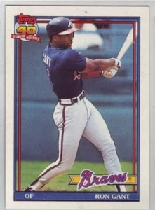 Juego de equipo de béisbol 1991 Topps Atlanta Braves con intercambiado - Imagen 1 de 1
