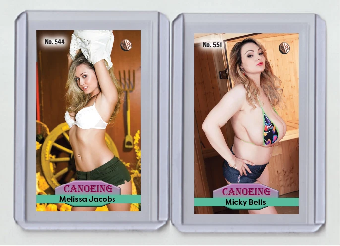 Micky Bells rare MH Canoeing #'d x/3 Tobacco card no. 551 - Image 1 of 1