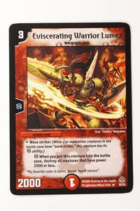 Duel Masters Eviscerating Warrior Lumez #35 DM-11 raro inglese quasi nuovo - Foto 1 di 2