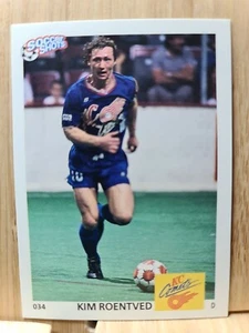 KIM ROENTVED🏆 #034 1991 Soccer Shots Trading Card 🏆FREE POST - Picture 1 of 2