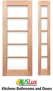 5 Light Glass French Doors Internal External Doors many sizes - Picture 1 of 2
