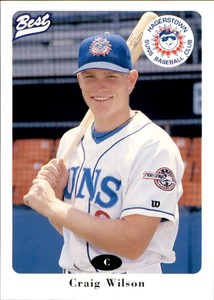 1996 Hagerstown Suns Best #24 Craig Wilson Huntington Beach California CA Card