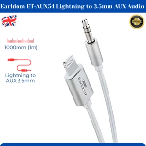 NUOVISSIMO Earldom ET-AUX54 Cavo audio AUX da iPhone a 3,5 mm | Lunghezza 1 metro - Foto 1 di 3