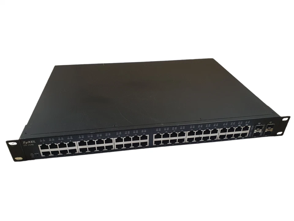 ZyXEL GS-1548 44-Port GbE + 4x Dual Use Ports Web Managed Switch w/Brackets - Image 1 of 1