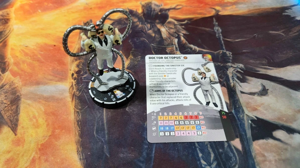 Marvel Heroclix 056 Doctor Octopus Spider-Verse Chase figure new w card - Image 1 of 1