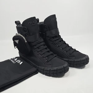 Prada Wheel High-Top Pocket Sneakers 265 141532902 - Picture 1 of 9