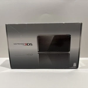 Nintendo 3DS - Cosmo Black - Handheld Console Complete In Box - Picture 1 of 21