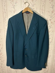 Hart Schaffner Marx Jack Nicklaus Mens Blazer Masters Golf Green Size 42L *READ* - Picture 1 of 17