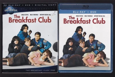 The Breakfast Club - 1985 Bluray + DVD - W/ Slipcover - Anthony Michael Hall  - Image 1 of 4