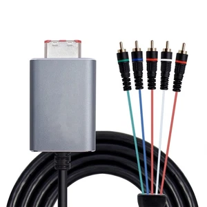 for Component Cable for Gamecube 5RCA YPbPr Full Video and Support Vid - Picture 1 of 8