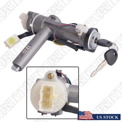 Interruptor de cilindro de bloqueo de encendido con 2 llaves para Kia Optima Hyundai Sonata 81900-3CA00 Foto 1 de 4